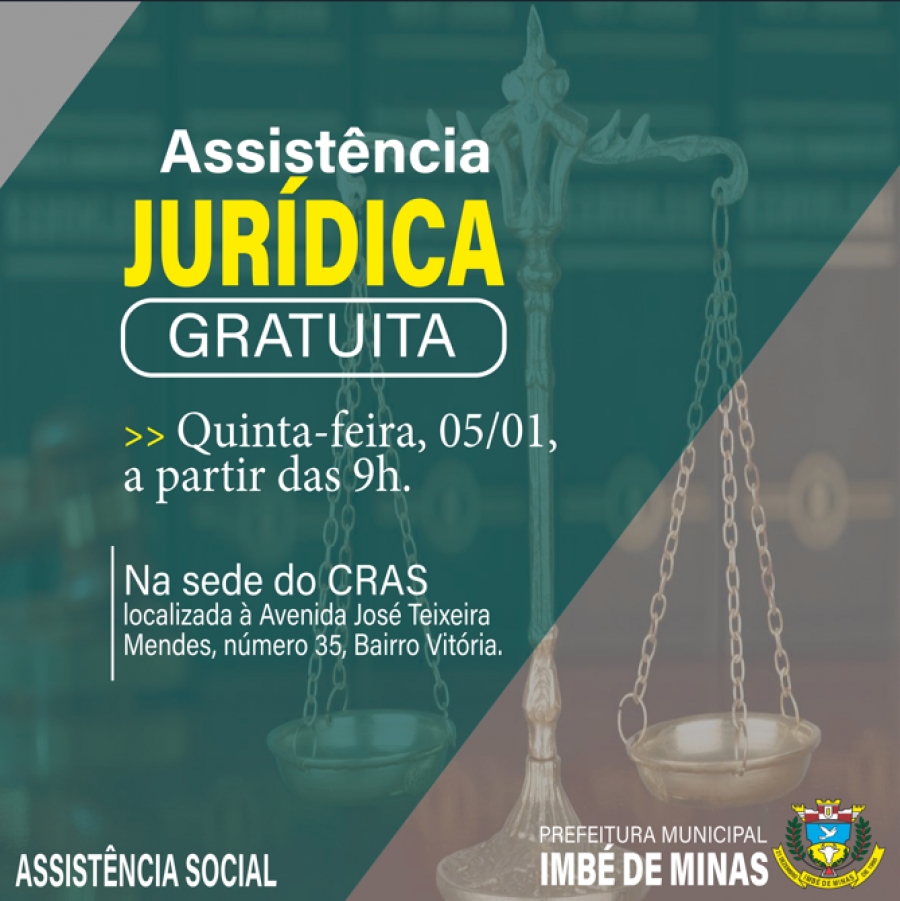 Atendimento Com A Advogada Do CRAS Retorna Hoje, Dia 05