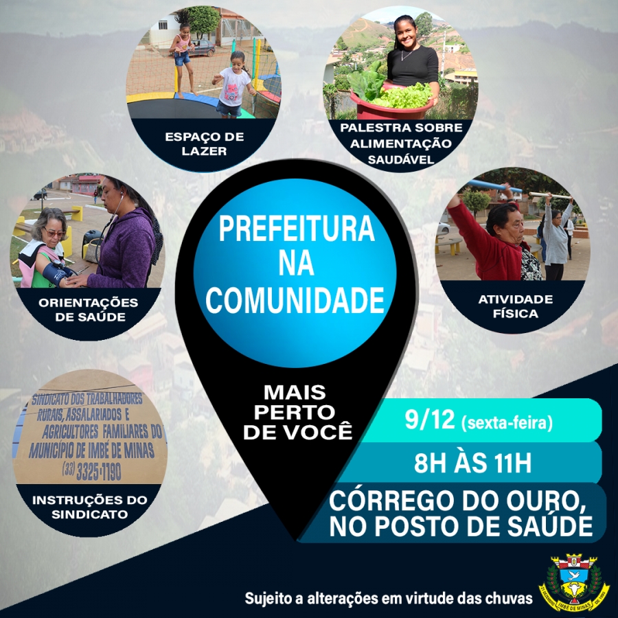 "Prefeitura Na Comunidade" Terá Primeira Edição No Córrego Do Ouro; Conheça O Projeto